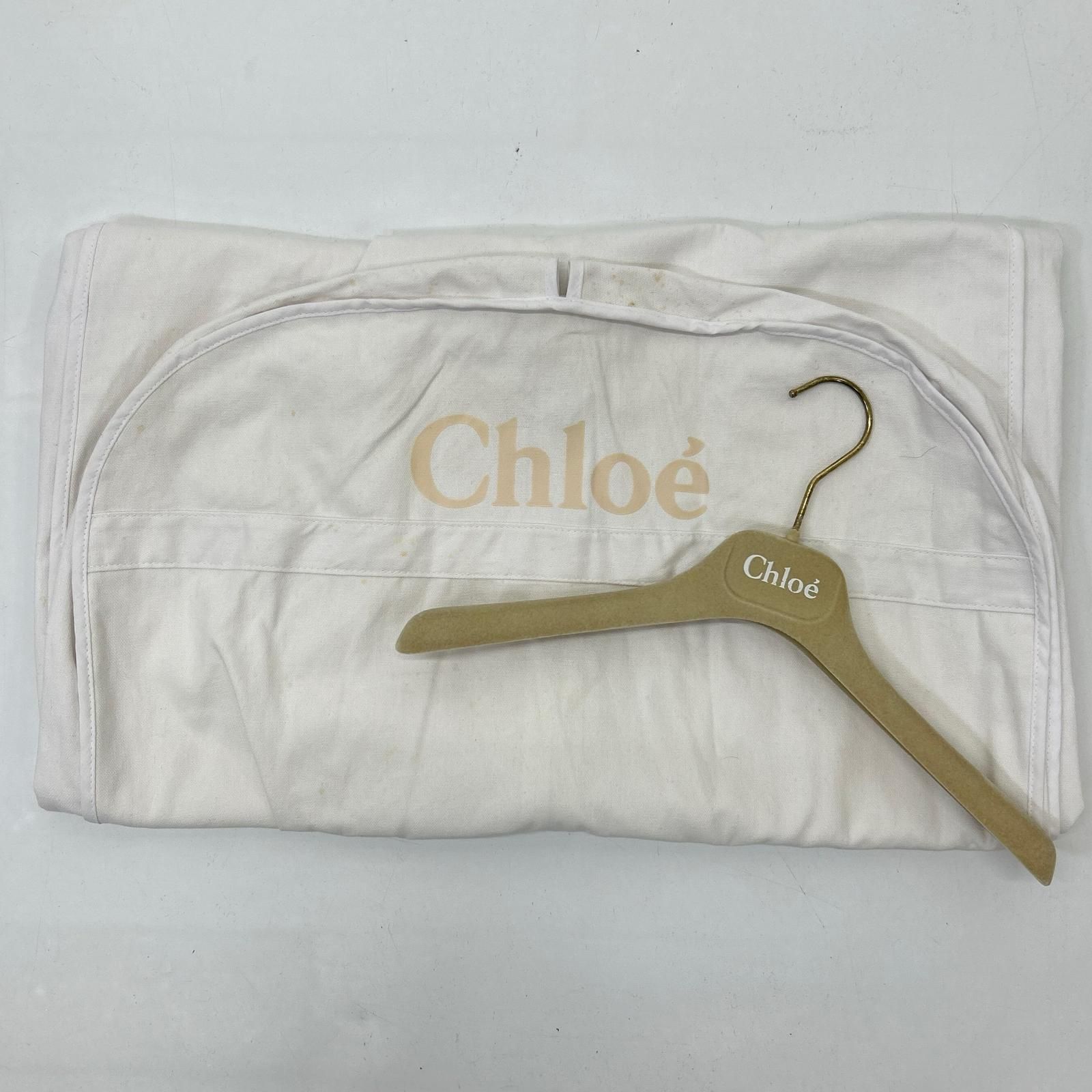 CHLOE クロエ 11AMA29-11A061 ネイビー ウール ステンカラー 比翼