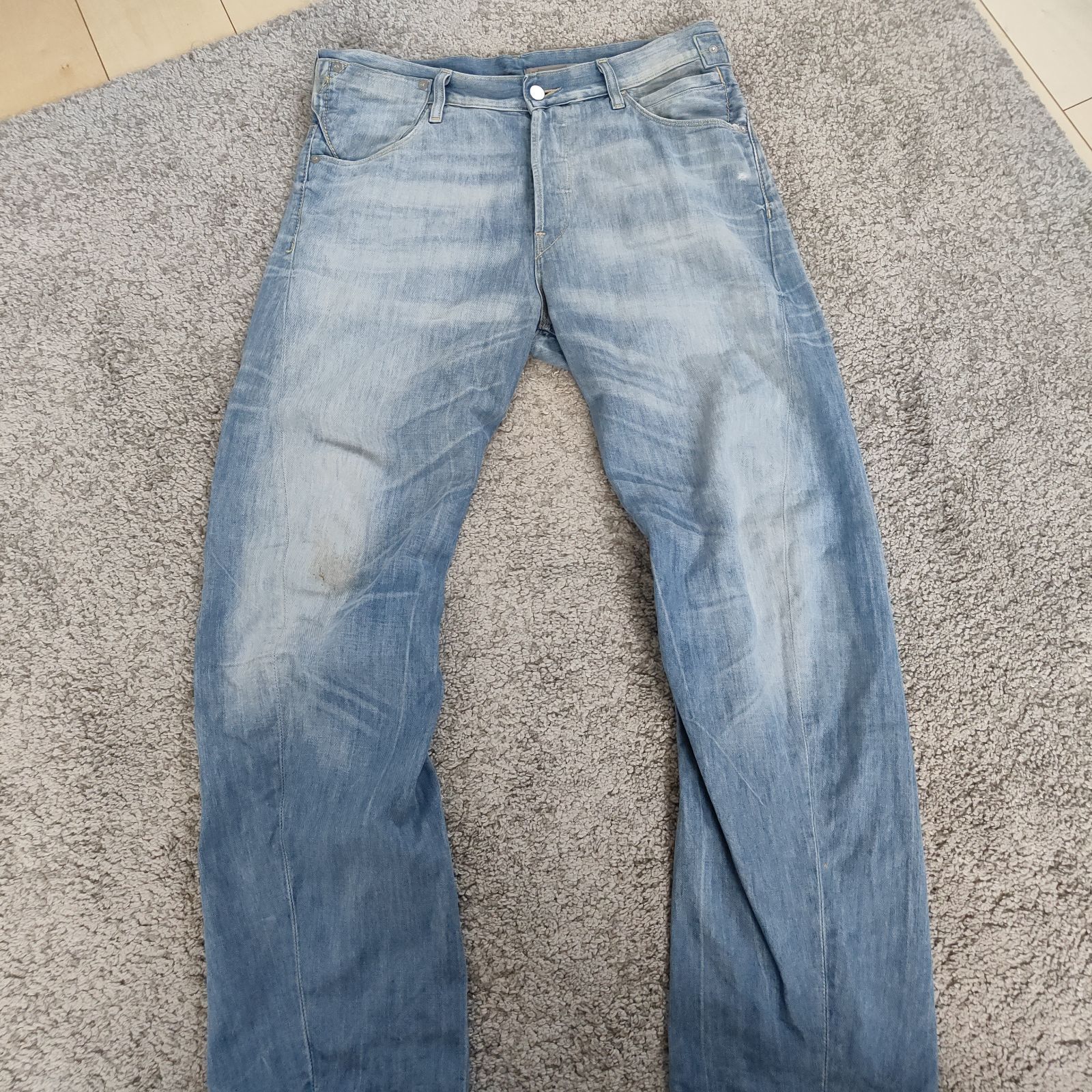 リーバイス　エンジニアードジーンズ LEVIS LEVI'S ENGINEERED JEANS 立体裁断 3Dデニム 2009年製造 トルコ製 【サイズ】 33-32　縦落ち　ライトブルー　デニムパンツ　ジーンズ　ジーパン　JEANS　ユーロ