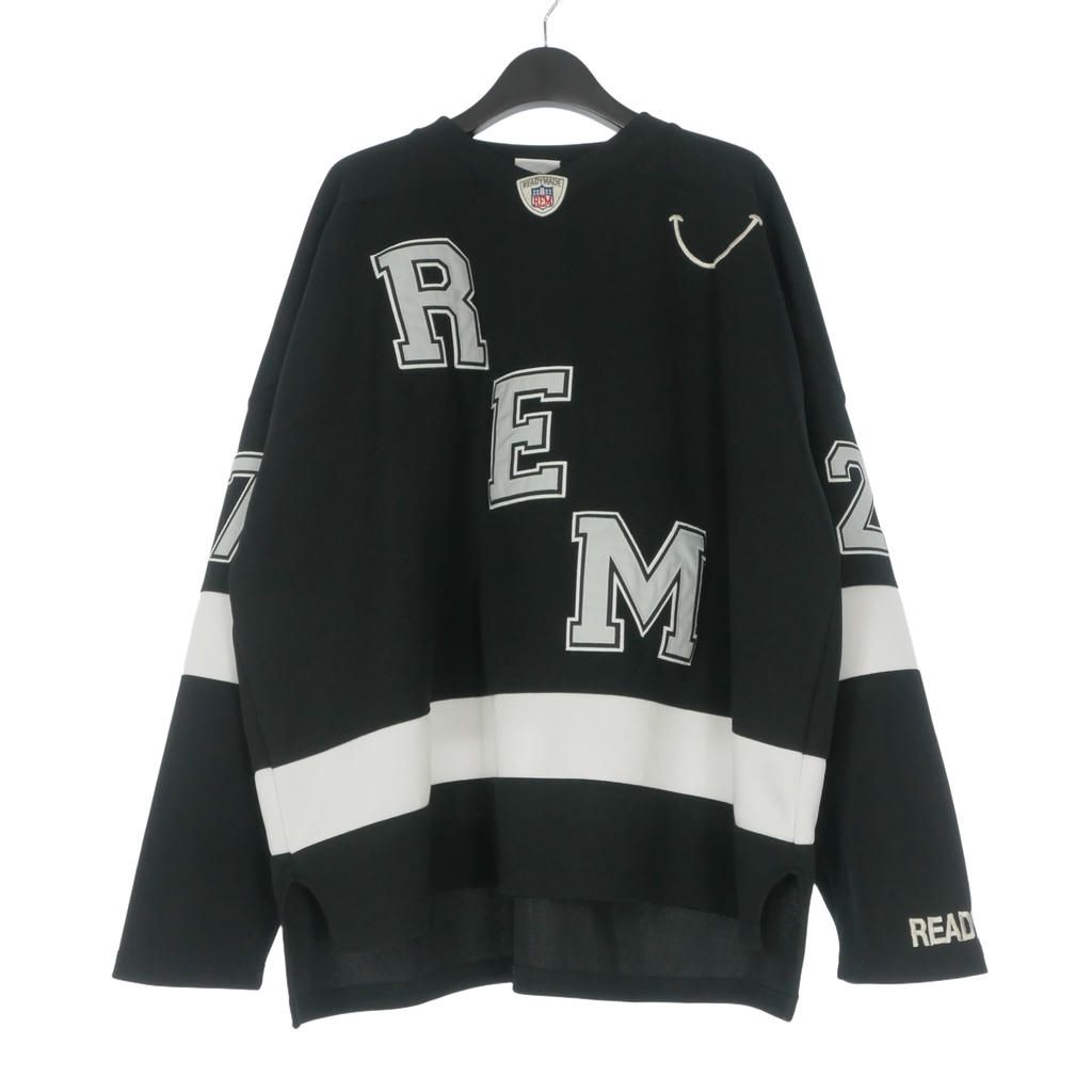 レディメイド READYMADE 23SS GAME SHIRT SMILE ゲームシャツ スマイル カットソー 長袖 1 ブラック 黒 RE-PO-BK-00-00-249