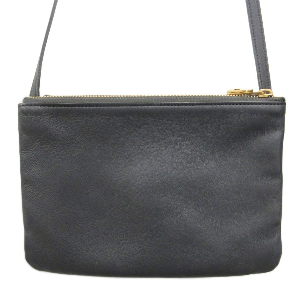 【美品】CELINE セリーヌ トリオ スモール ブラック フィービー期 セリーヌ CELINE フィービー期 トリオ スモール ショルダーバッグ
