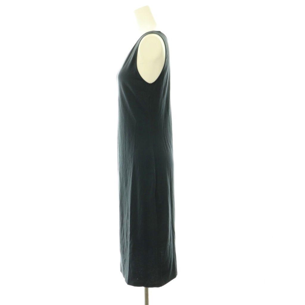 JIL SANDER ノースリーブワンピース ダークグレー ジルサンダー JIL SANDER ノースリーブストレッチワンピース ロング L