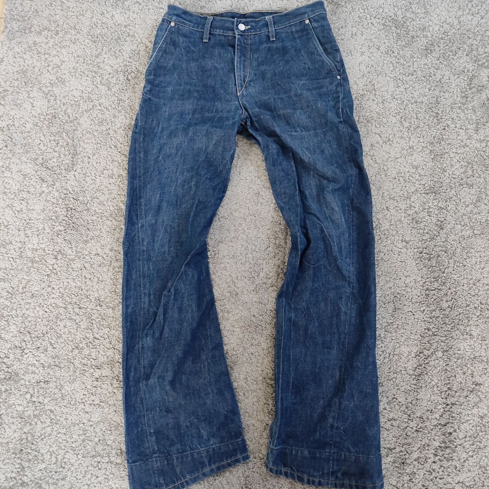 美品✨ CALOLINE バレルペインターパンツ ネップ生地 美品 CALOLINE