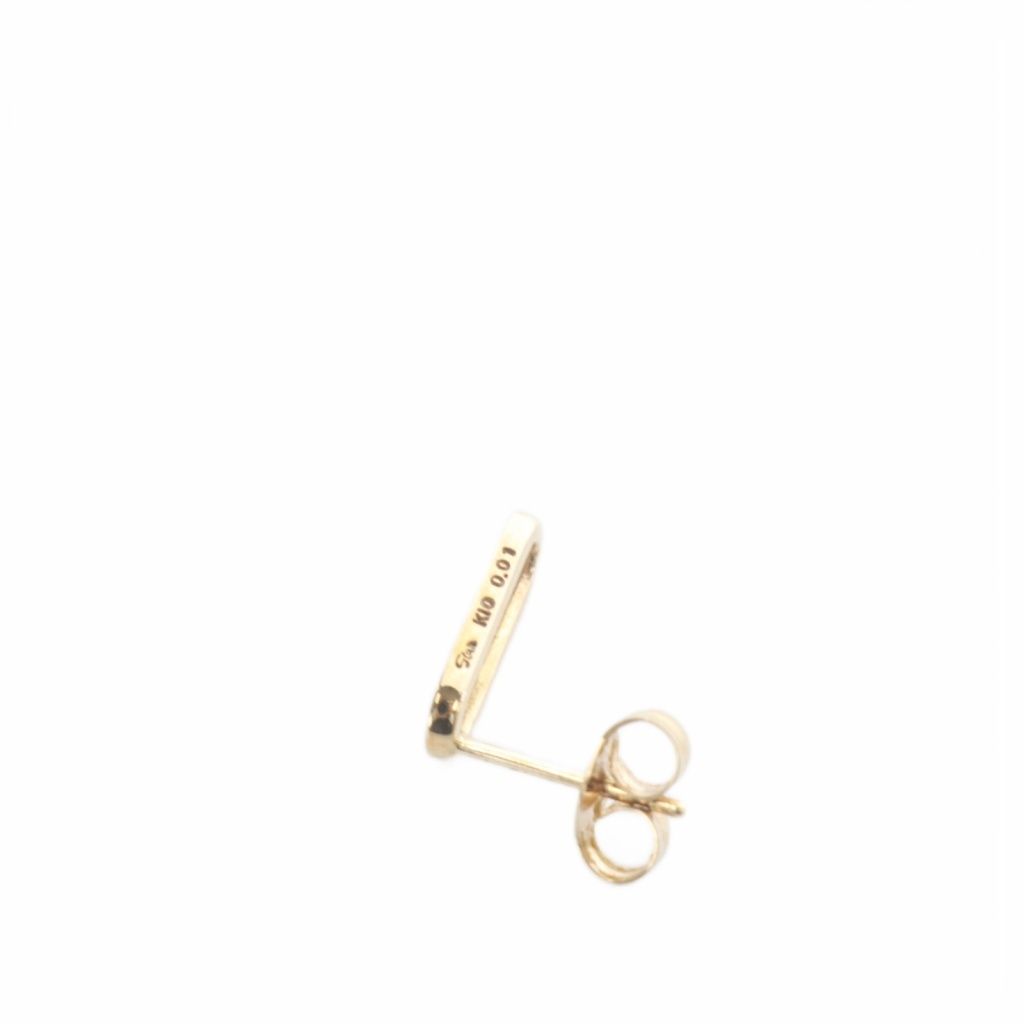 スタージュエリー STAR JEWELRY DIAMOND LINK CHAIN ピアス 片耳用 K10 