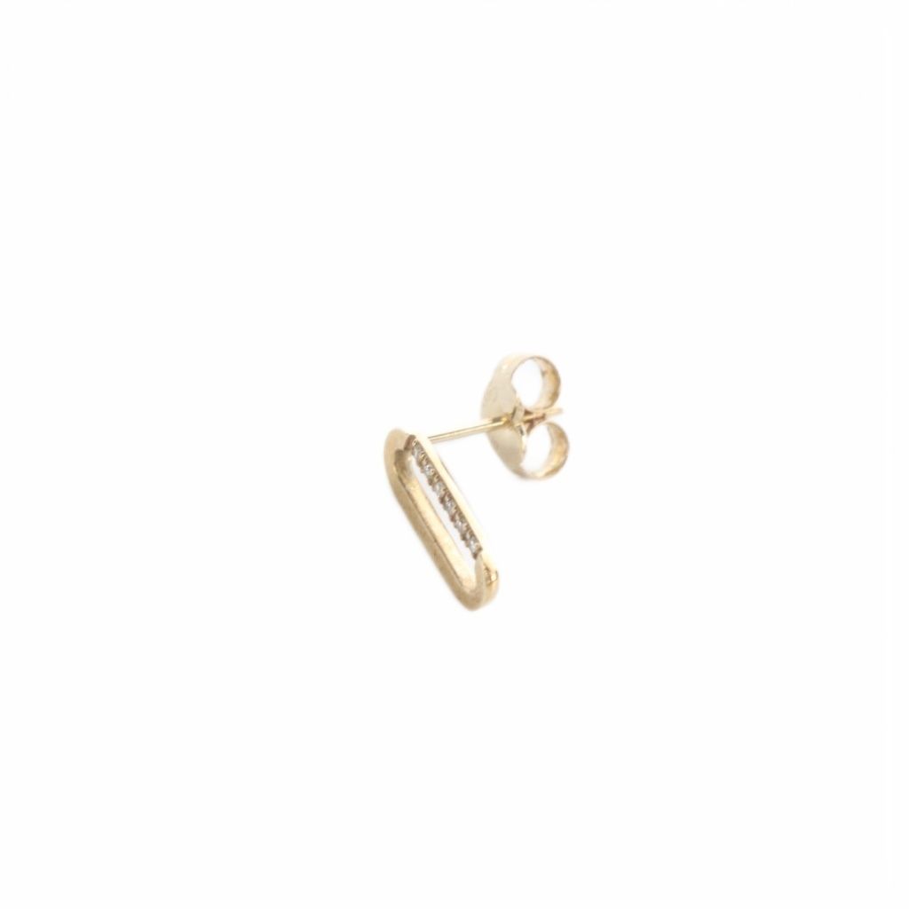 スタージュエリー STAR JEWELRY DIAMOND LINK CHAIN ピアス 片耳用 K10