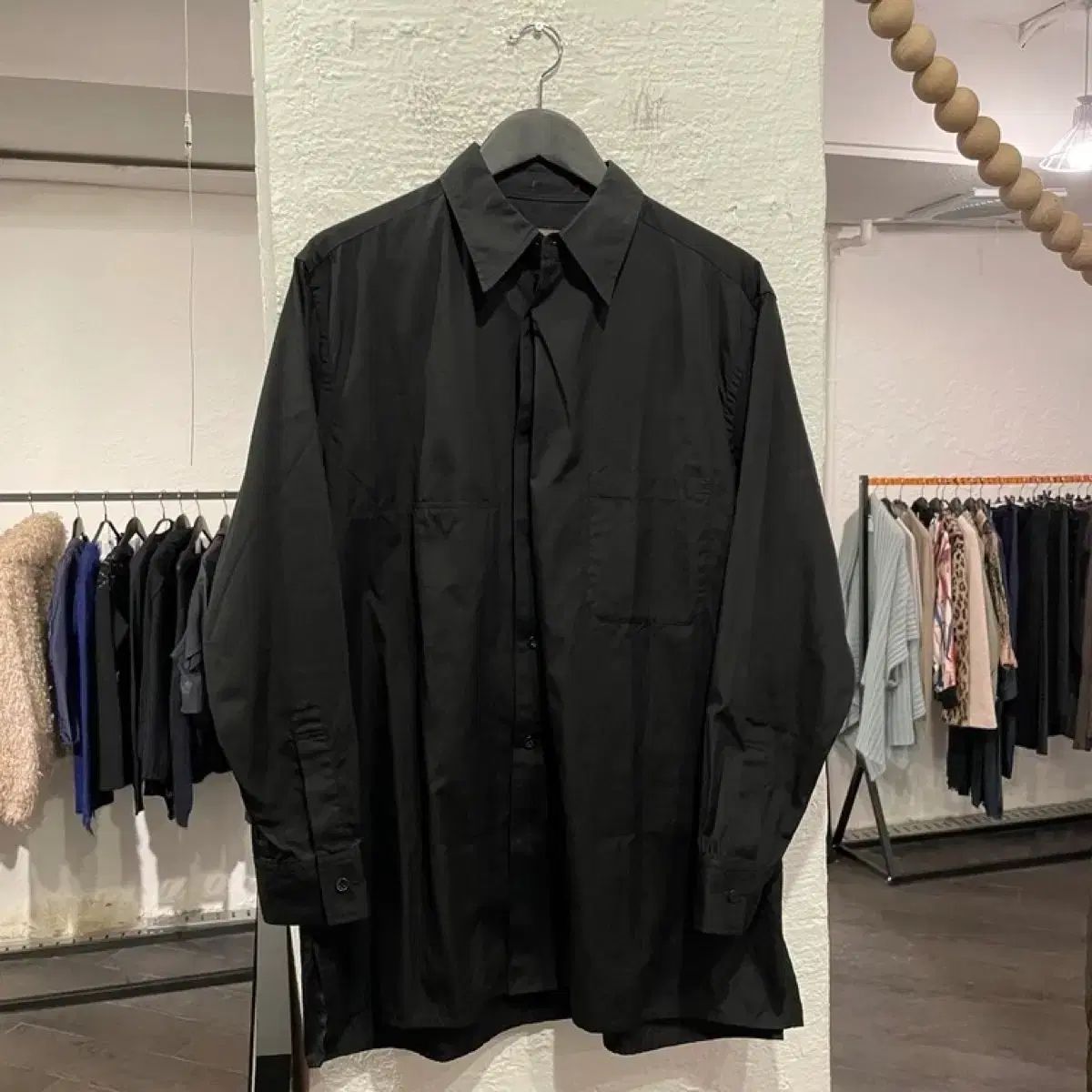 YOHJI YAMAMOTO ヨウジヤマモト タック デザインテープ シャツ