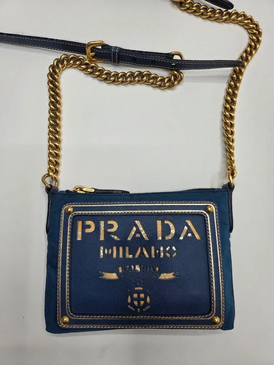 PRADA プラダ ナイロン チェーン ミニバック