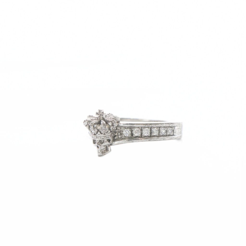 ジャスティンデイビス Justin Davis 指輪 SV Tiny Skull Band Ring
