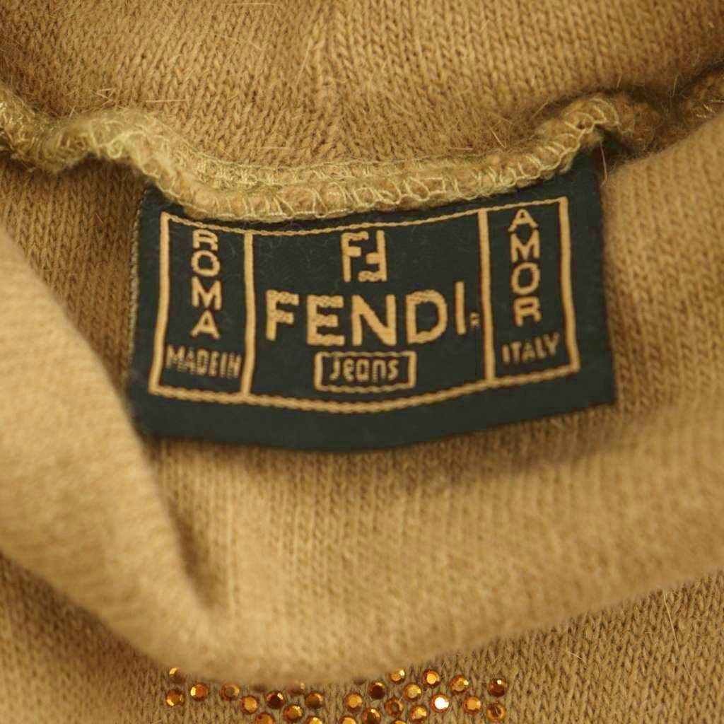 フェンディ FENDI タートルネックノースリーブニット カットソー
