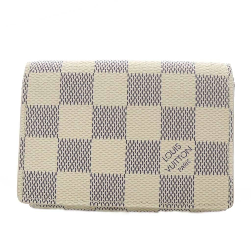 LOUIS VUITTON ダミエ ルイヴィトン アズール 名刺入れ カードケース