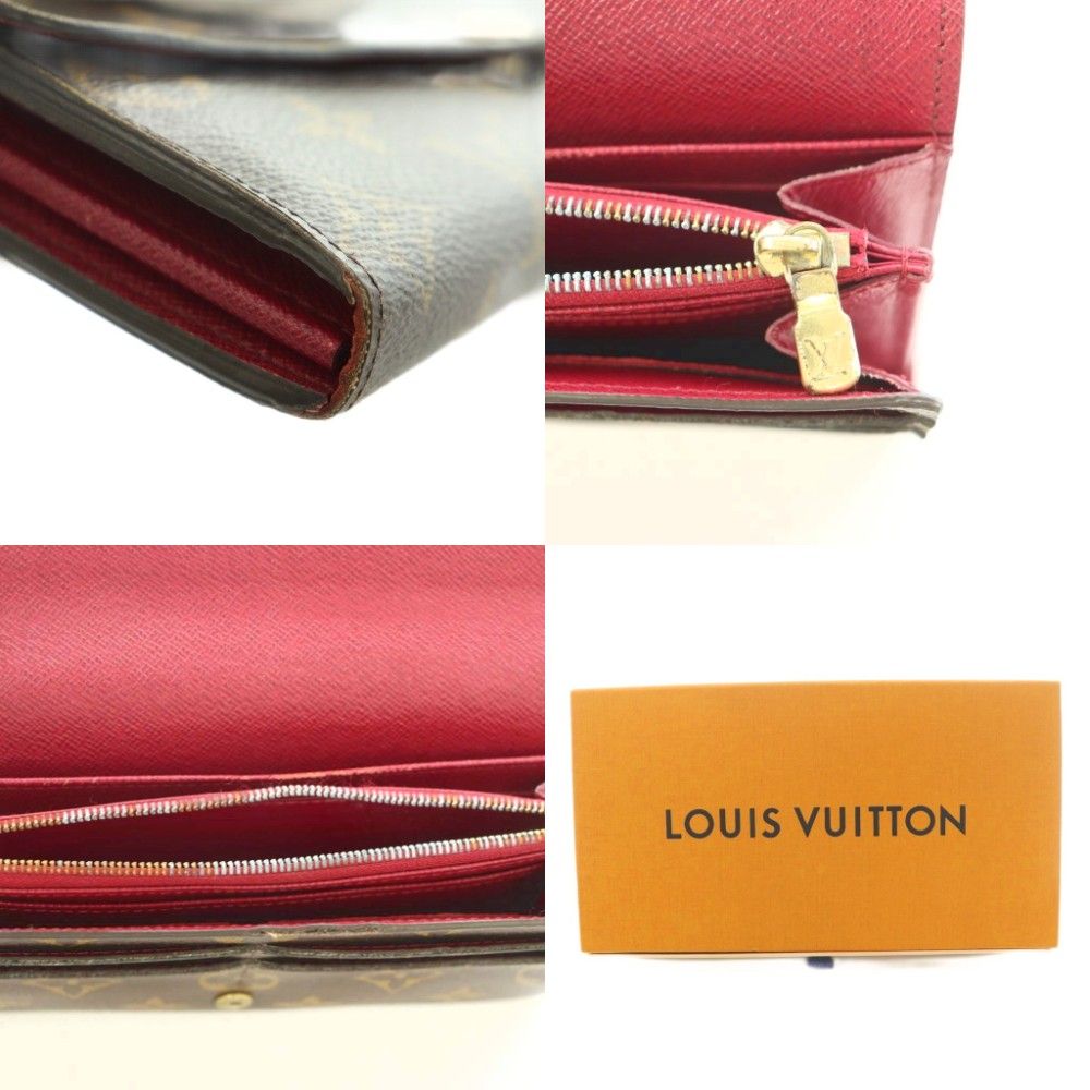 ルイヴィトン Sarah Wallet モノグラム 長財布 キャンバス 美品 ルイヴィトン LOUIS VUITTON ポルトフォイユ サラ モノグラム