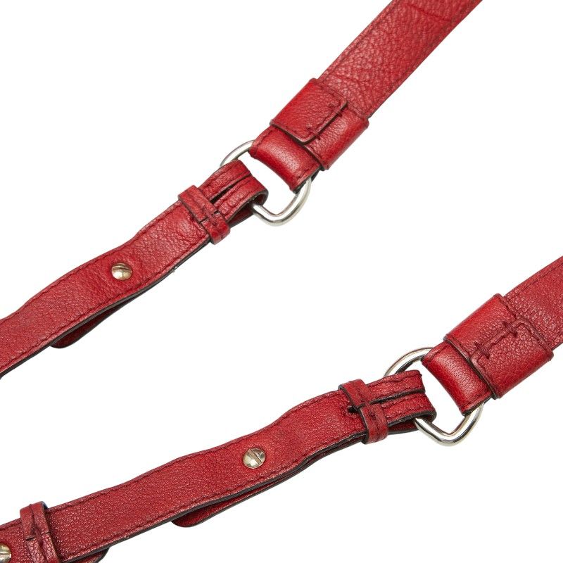 クロエ エルシー ハンドバッグ ショルダーバッグ 2WAY レッド レザー
