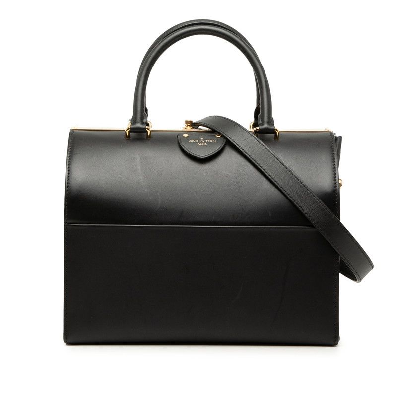 ルイ ヴィトン スピーディ ドクター 25cm ハンドバッグ ショルダーバッグ 2WAY M53041 ブラック レザー レディース LOUIS VUITTON【1-0269397】