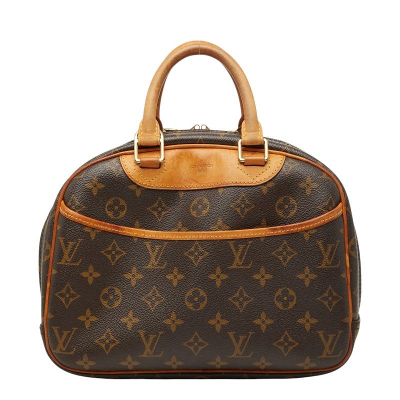 ルイ ヴィトン モノグラム トゥルーヴィル ハンドバッグ M42228 ブラウン PVC レザー レディース LOUIS VUITTON【1-0269975】