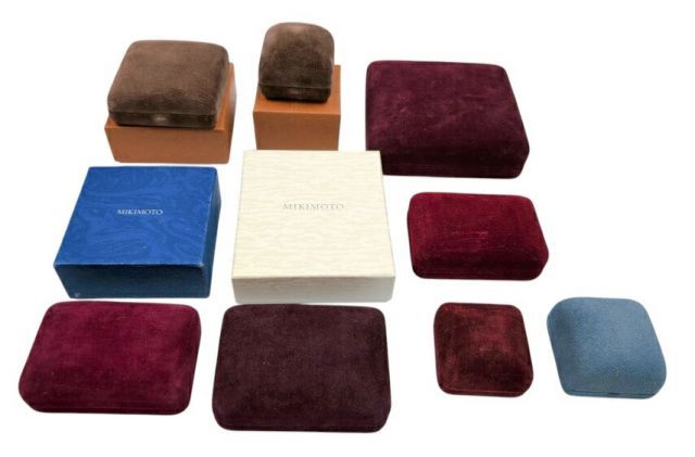 ミキモト リング用 リングケース チャーム用 カフス用 箱 ケース MIKIMOTO 指輪用 アクセサリー用 ボックス　空箱　BOX　化粧箱　