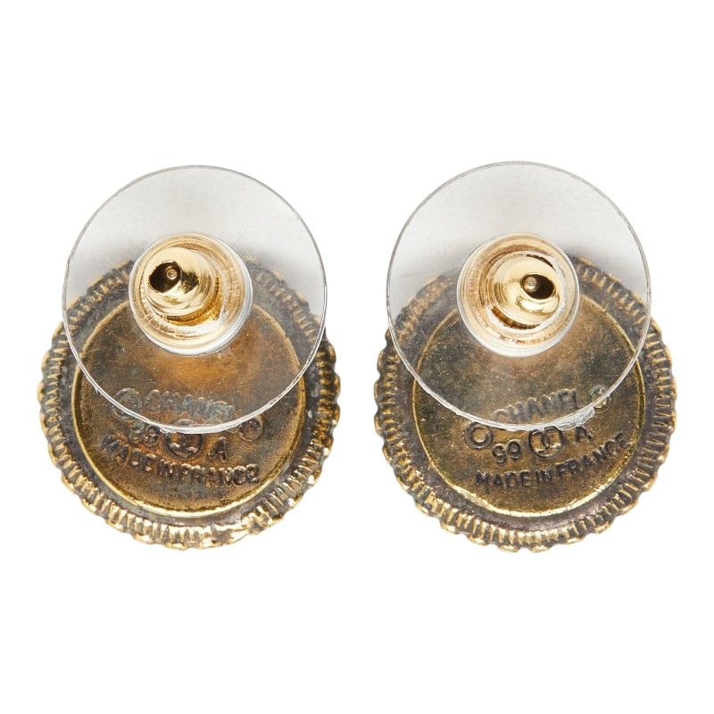 シャネル ヴィンテージ スタッドピアス 99A レディース CHANEL【1