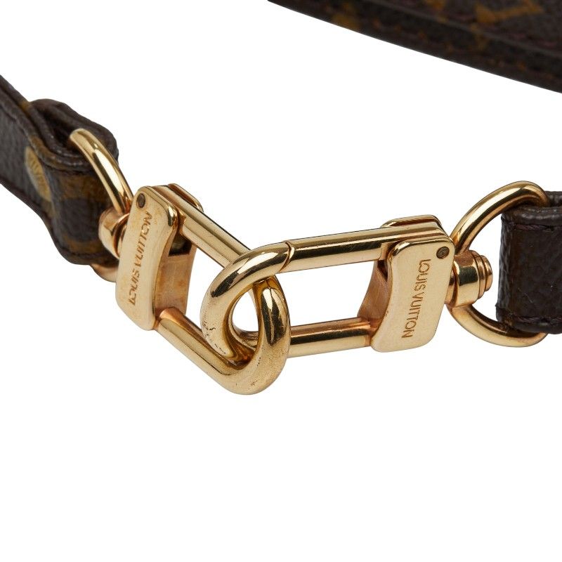 Louis Vuitton ルイヴィトン モノグラム ショルダーストラップ ルイ ヴィトン モノグラム ショルダーストラップ ブラウン PVC