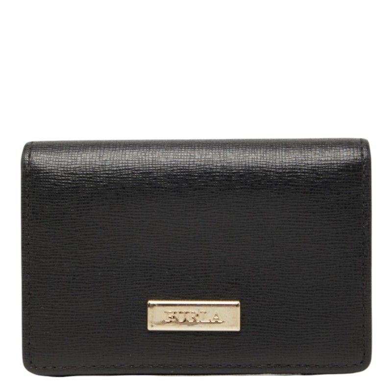 フルラ カードケース 名刺入れ ブラック レザー レディース Furla【228