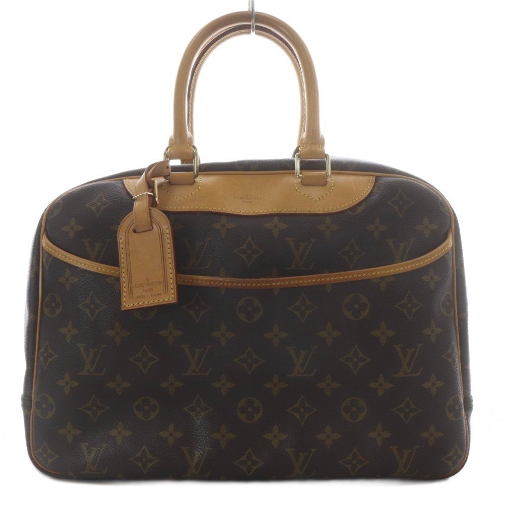 ルイヴィトン LOUIS VUITTON モノグラム ドーヴィル ハンドバッグ 南京錠付き ブラウン M47270 /YO26 ■OH