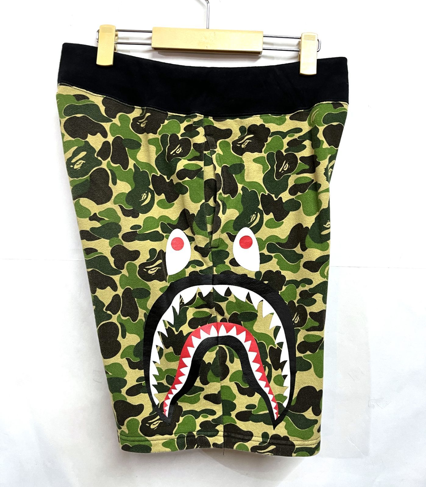 A BATHING APE シャーク スウェットパンツ カモ柄 BAPE シャーク camo