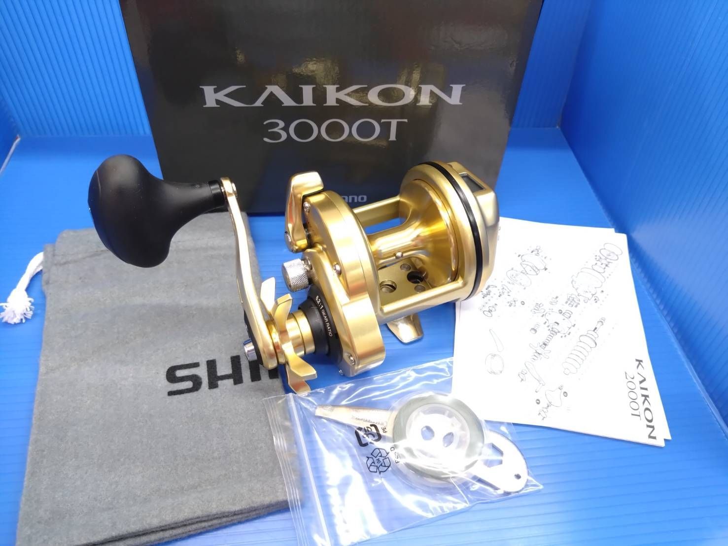 未使用 新品 シマノ 15カイコン 3000T ベイト 右巻き 大物 石鯛 (03