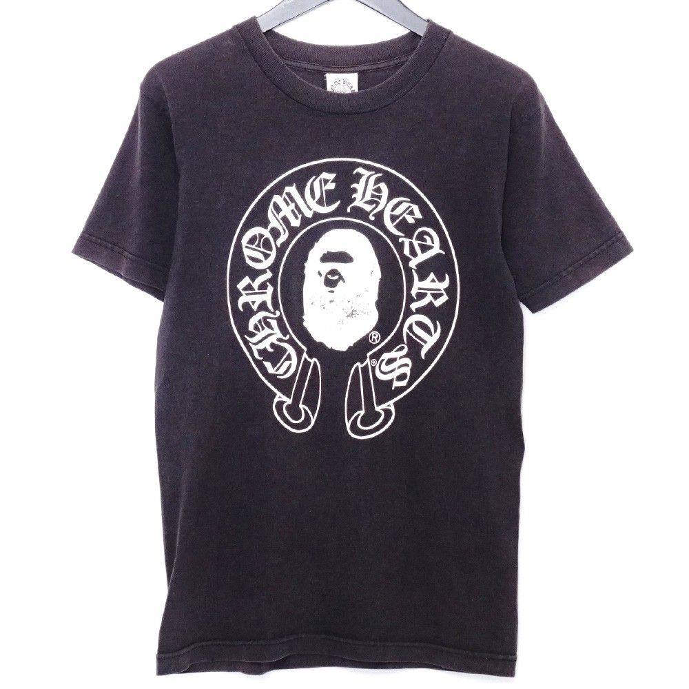 CHROME HEARTS × A BATHING APE コラボTシャツ Sサイズ ブラック 