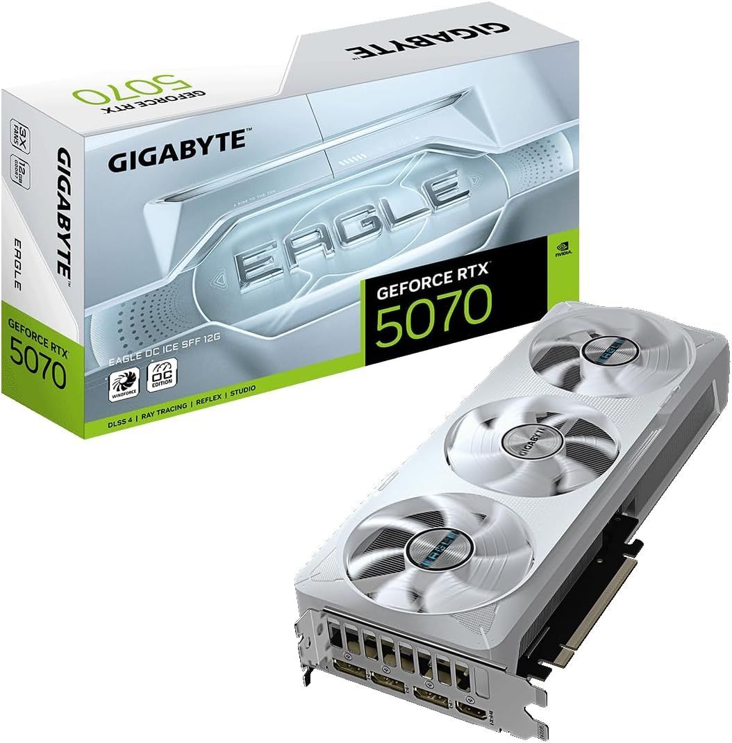 ★GIGABYTE GeForce RTX 5070 EAGLE OC ICE 12GB　++924183　B0F11XSJM1