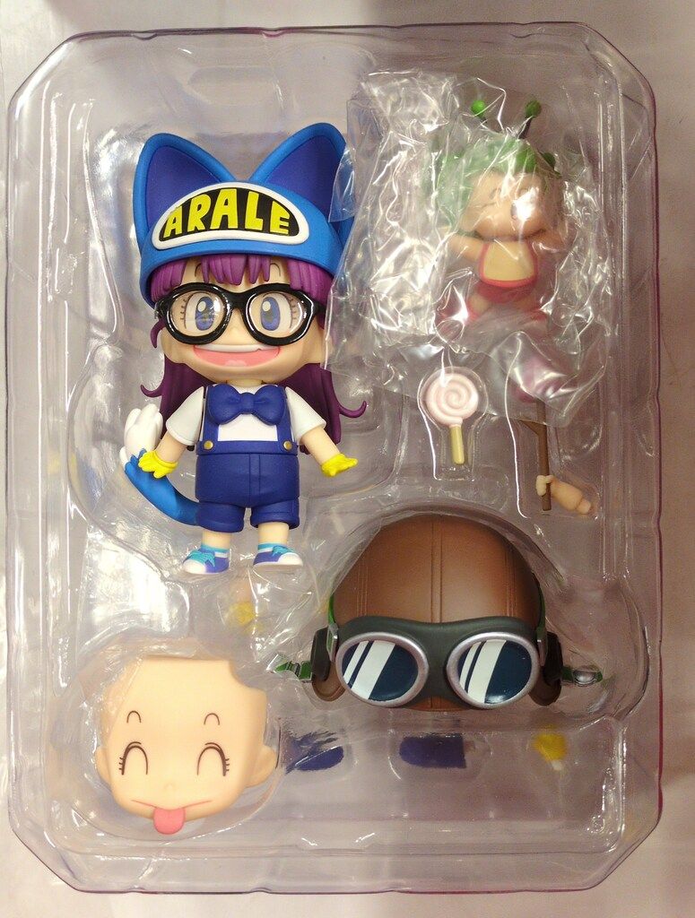 グッドスマイルカンパニー ねんどろいど 則巻アラレ 猫耳Ver.&ガッ 