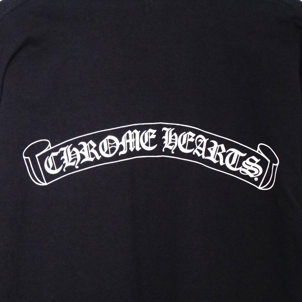 CHROME HEARTS オールド バックスクロールラベルロングスリーブTシャツ