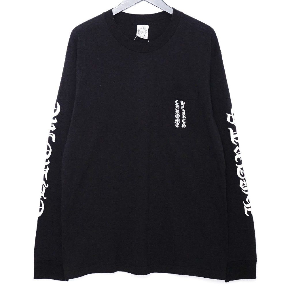 CHROME HEARTS オールド バックスクロールラベルロングスリーブTシャツ