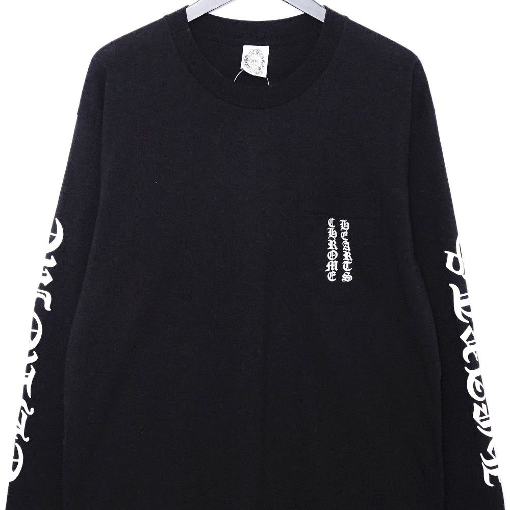 CHROME HEARTS オールド バックスクロールラベルロングスリーブTシャツ
