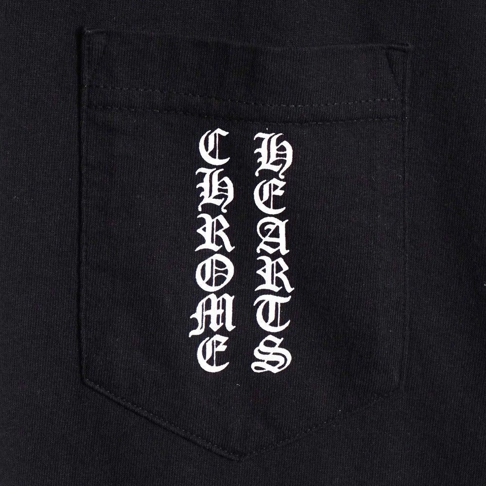 CHROME HEARTS オールド バックスクロールラベルロングスリーブTシャツ Lサイズ ブラック
