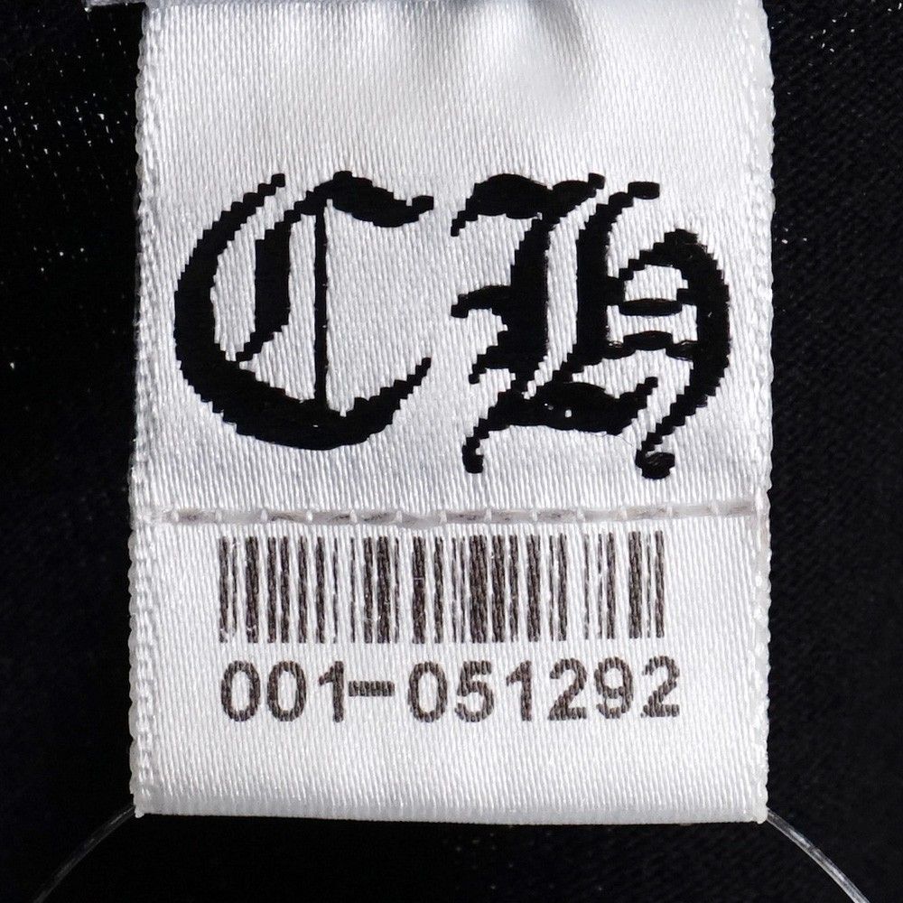 CHROME HEARTS オールド バックスクロールラベルロングスリーブTシャツ Lサイズ ブラック