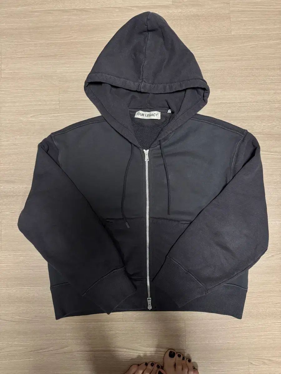 OUR LEGACY アワーレガシー グレー ウォッシュド WHO ジップアップ 38サイズ