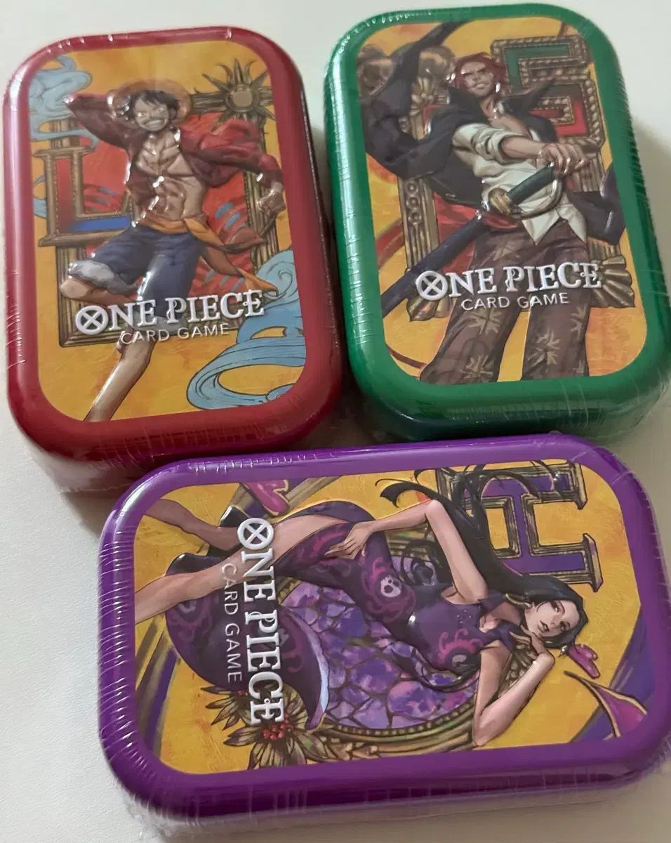 ONE PIECE ティンケース 3種 まとめ 未開封 新品 tcg