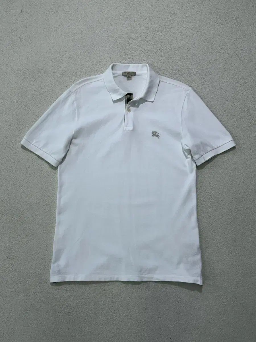 バーバリー hednCHECK コットン カラーTシャツ M サイズ 白