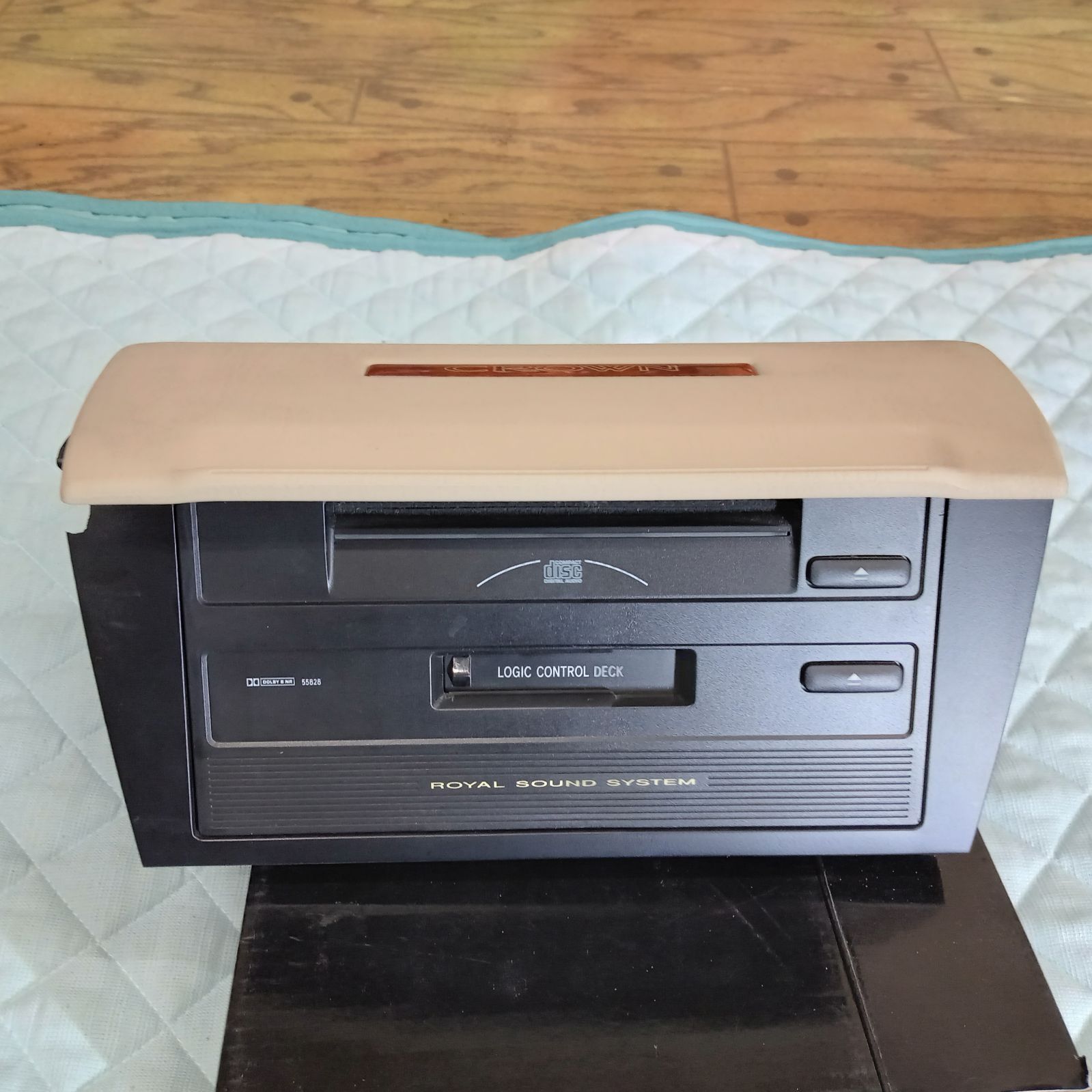 クラウン17 純正CDカセットデッキ パネルセット