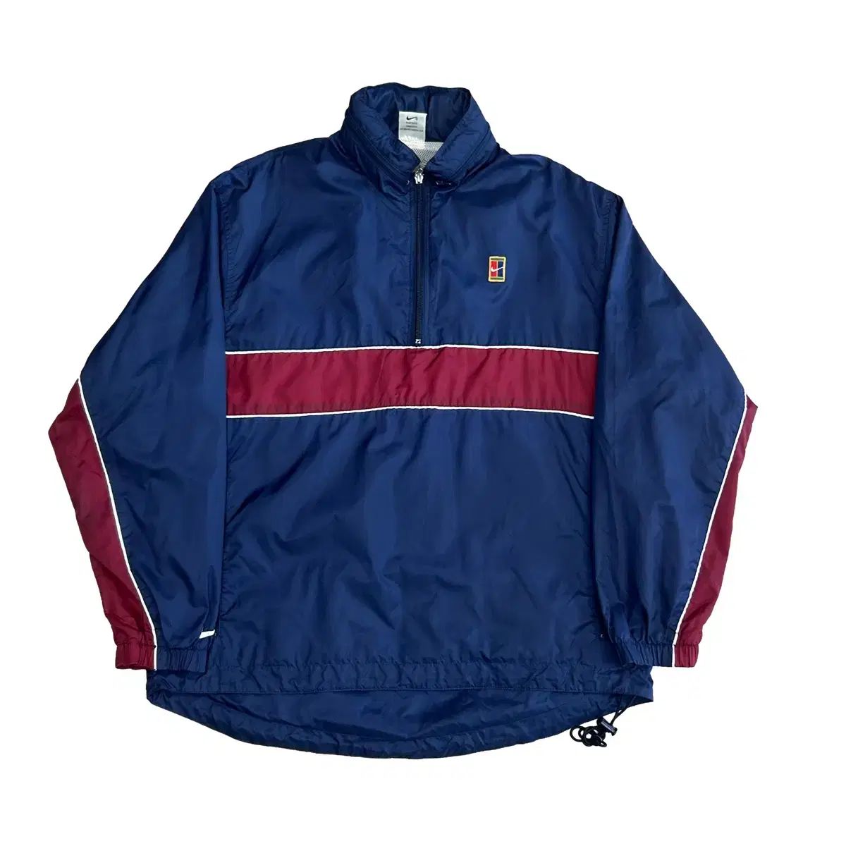 M NIKE 90s ネイビー バイカラー 付き Anorak