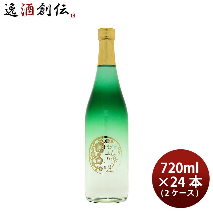 日本酒 純米吟醸 越乃梅里 グリーングラデーション 720ml × 2ケース / 24本 DHC酒造 ギフト お酒