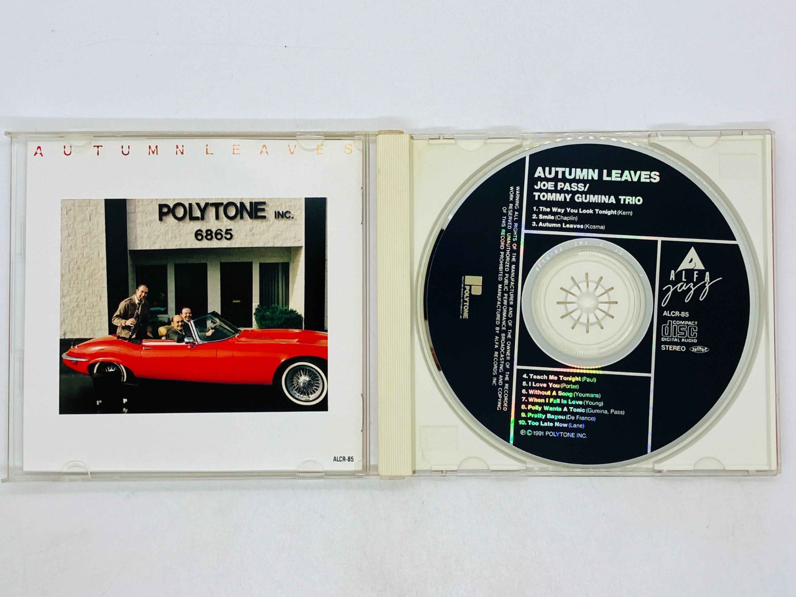 CD JOE PASS. TOMMY GUMINA TRIO / AUTUMN LEAVES / 国内盤 ALCR-85