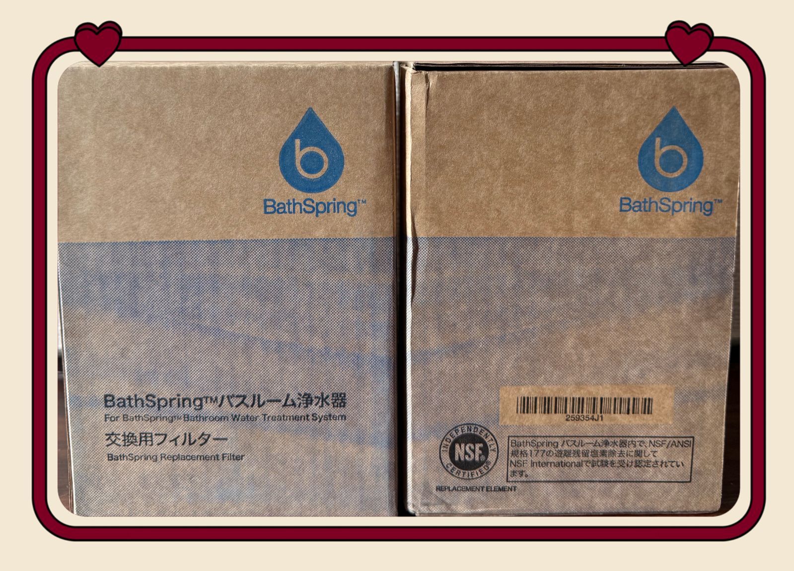 新品 2個） アムウェイバスルーム浄水器 BathSpring 交換用フィルター