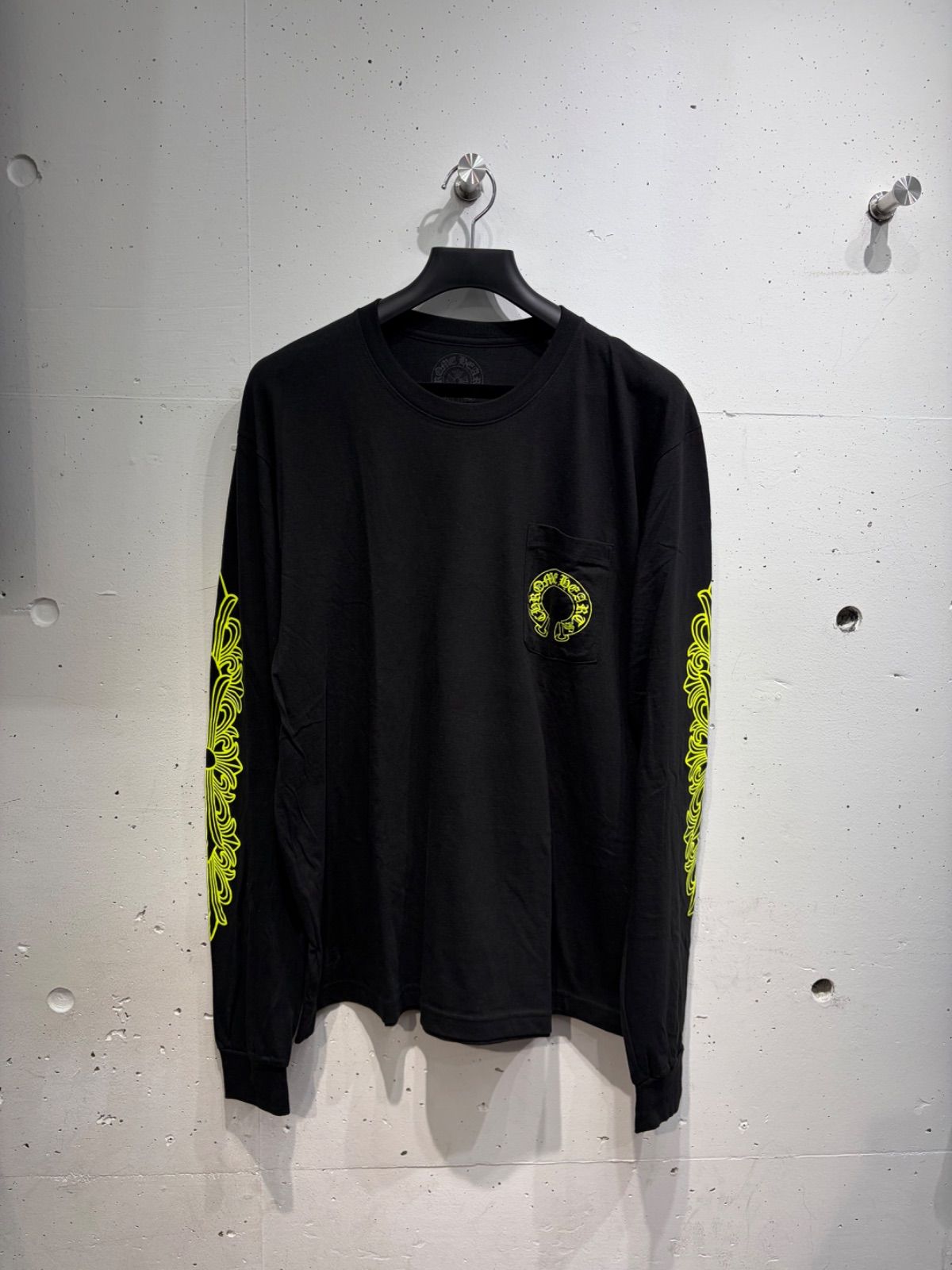 新色 新品 CHROME HEARTS クロムハーツ ネオン イエロー ホースシュー 