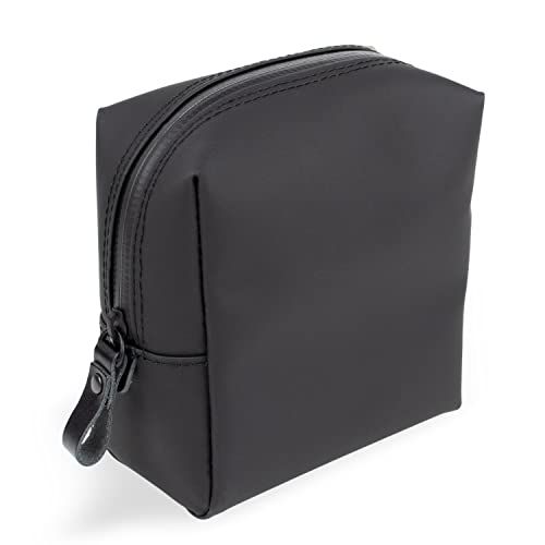 [ aso ] TOFTPOUCH＋ (タフトポーチプラス) 耐水 ガジェット ポーチ 日本製 約110×110×60[mm] ガジェットポーチ 旅行 収納 小物入れ バッグインバッグ (Mサイズ ブラック) tf-v219-bl-mas 49dff36d