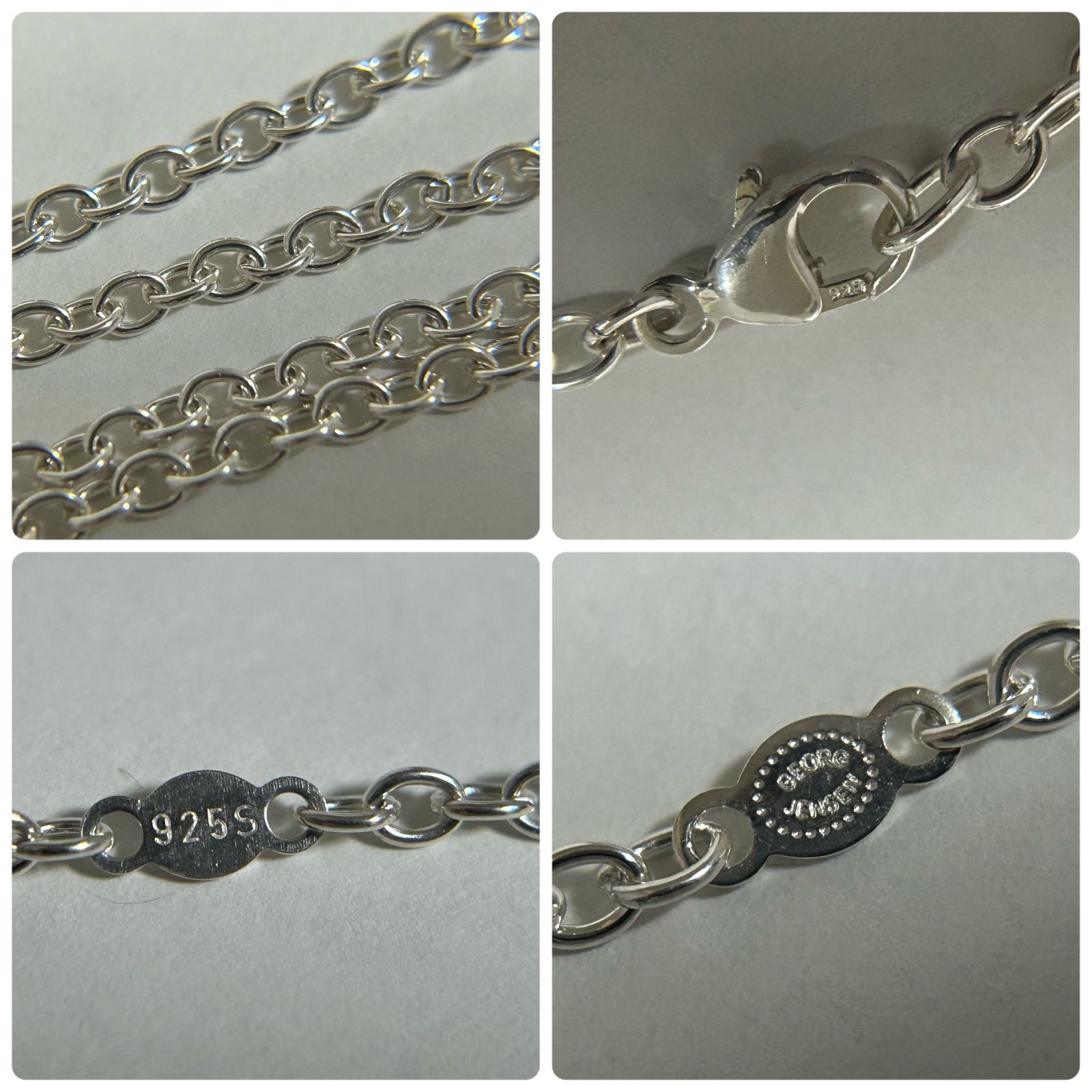 ジョージ ジェンセン Sterling Silver 925 ネックレス チェーン Georg