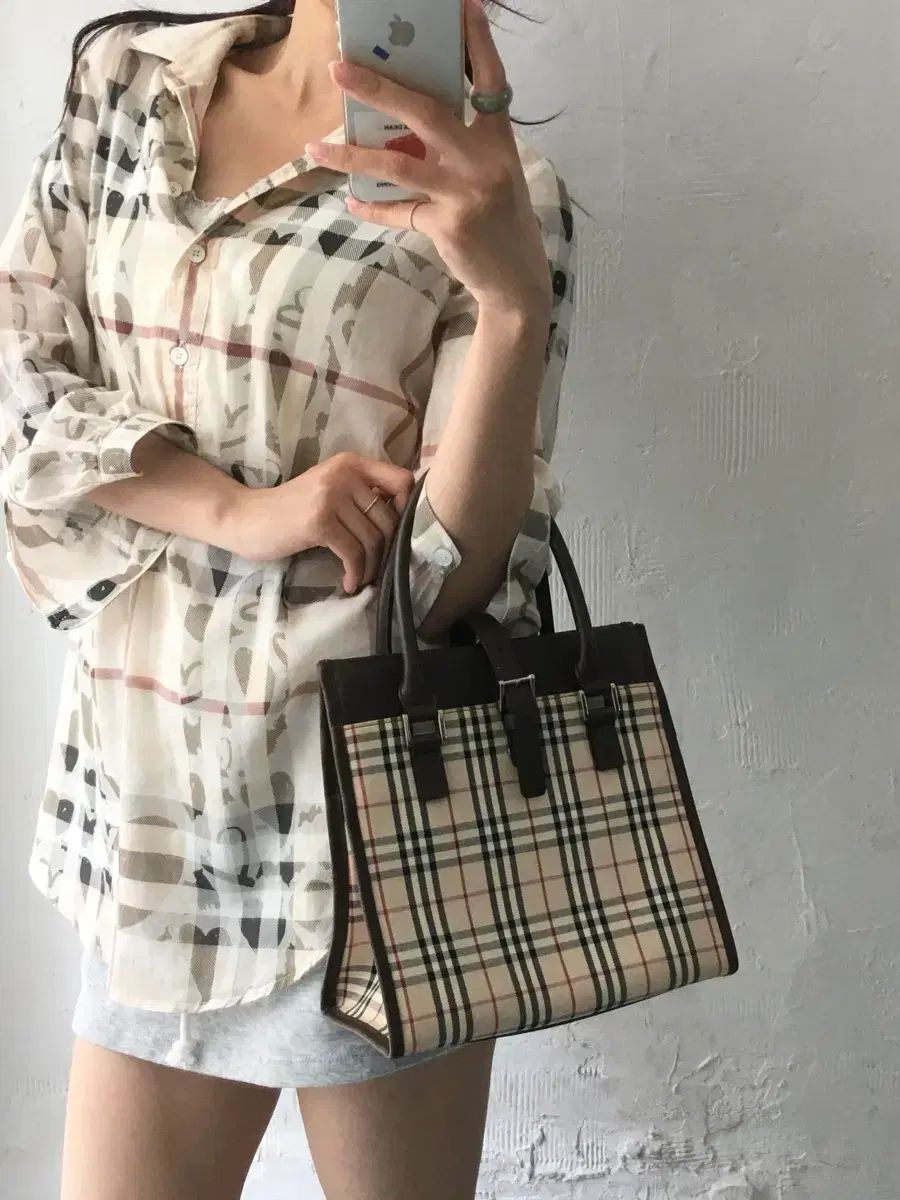 BURBERRY バーバリー ノヴァチェック Starship Square スタシ トートバッグ