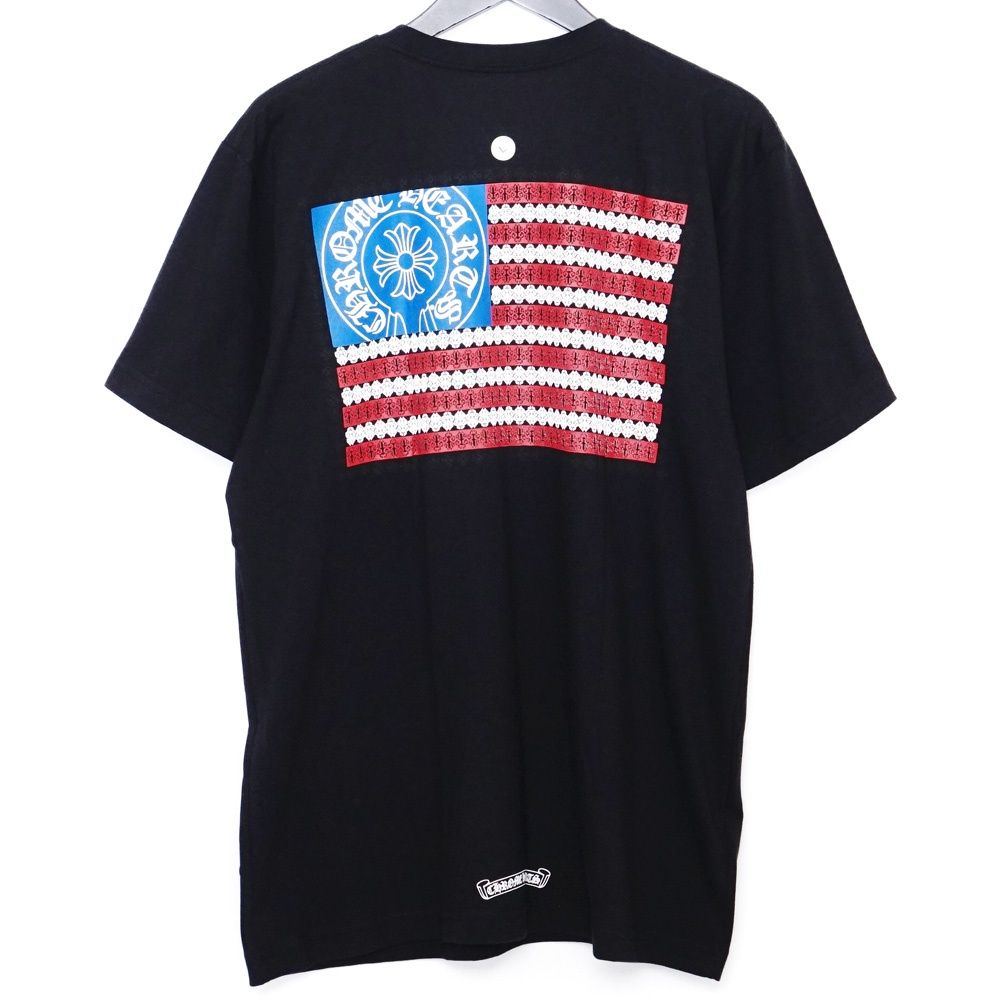 未使用 CHROME HEARTS アメリカンフラッグダガーTシャツ Lサイズ