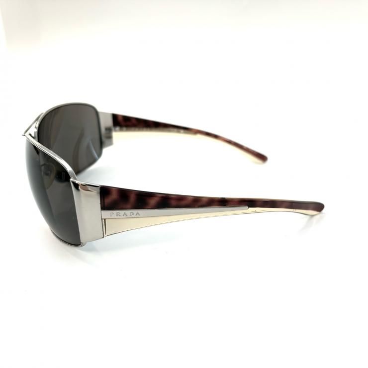 プラダ PRADA サングラス アイウェア SPR 74G 67□13 シルバー べっ甲