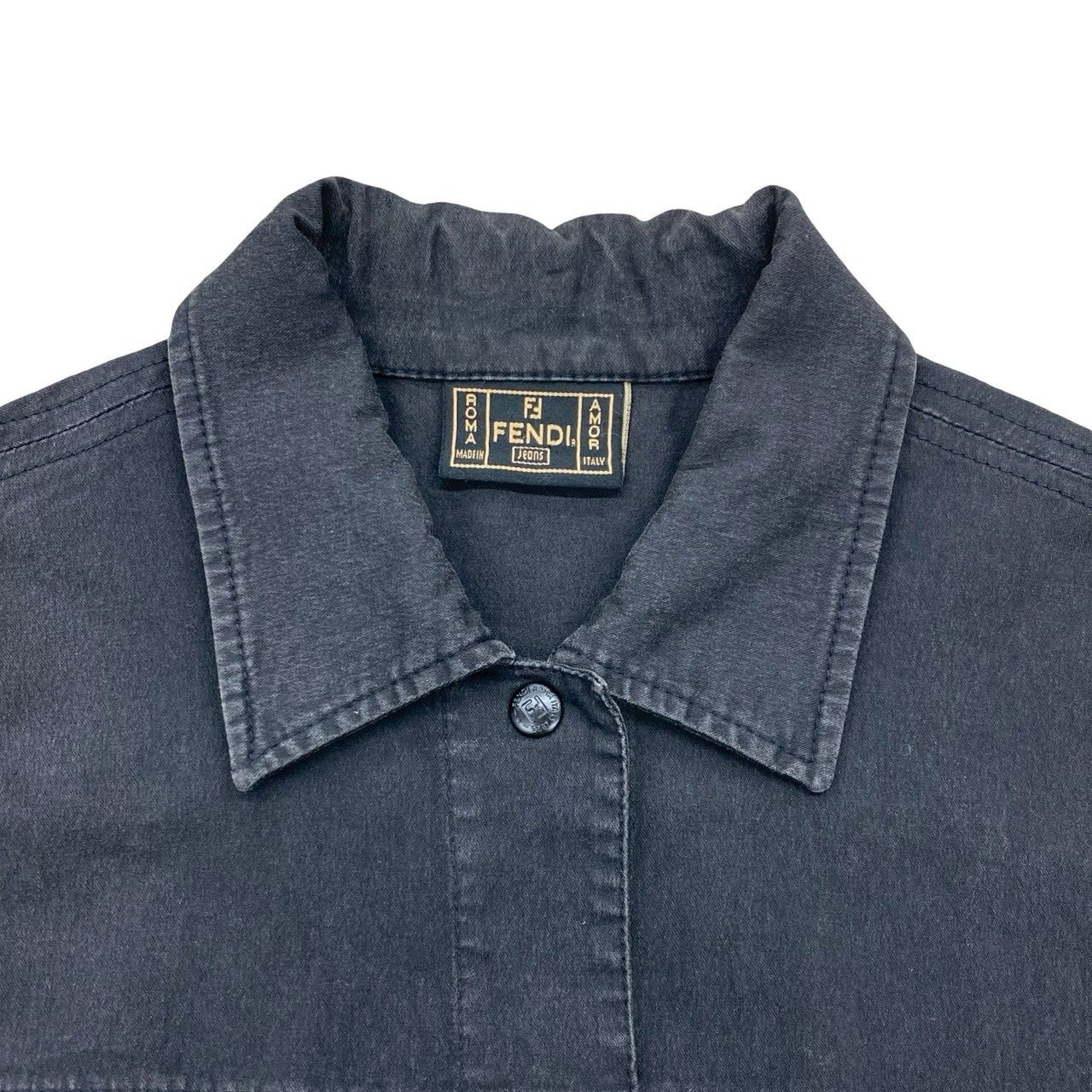 極 美品 FENDI フェンディ コットン ジャケット アウター レディース