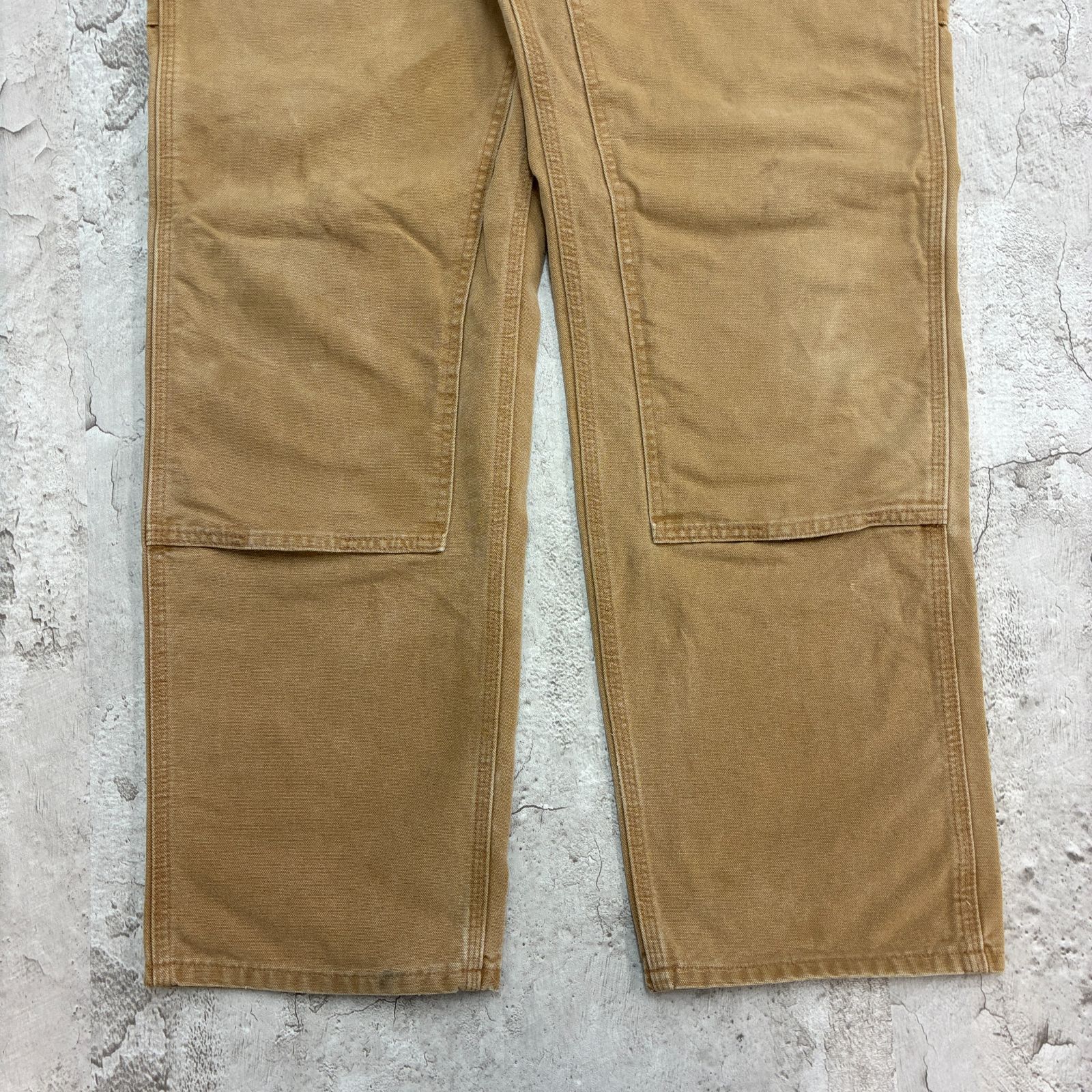 Carhartt ダブルニー ダックペインターパンツ W39 L33 ブラウン 無地