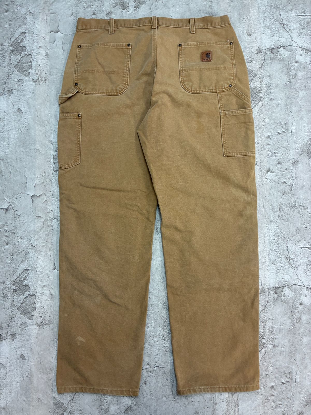 Carhartt ダブルニー ダックペインターパンツ W39 L33 ブラウン 無地