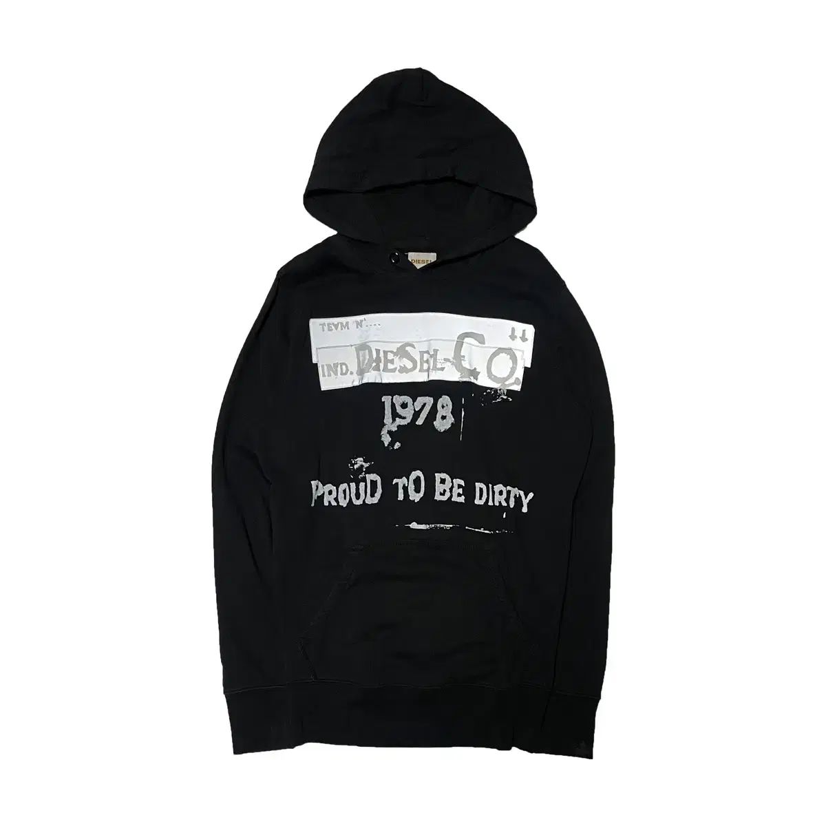 DIESEL ディーゼル スコッチ スリム フードTシャツ